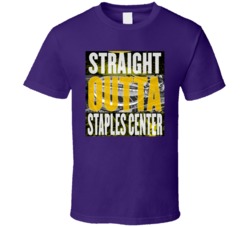 Los Angeles Staples Center Straight Outta Arena Basketball Fan T Shirt Los Angeles Staples Center Straight Outta Arena Basketball Fan T Shirt