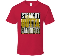 Ottawa Canadian Tire Centre Straight Outta Arena Hockey Fan T Shirt Ottawa Canadian Tire Centre Straight Outta Arena Hockey Fan T Shirt