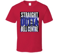 Montreal Bell Centre Straight Outta Arena Hockey Fan T Shirt Montreal Bell Centre Straight Outta Arena Hockey Fan T Shirt