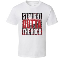 Newark Prudential Center The Rock Straight Outta Arena Hockey Fan T Sh Newark Prudential Center The Rock Straight Outta Arena Hockey Fan T Sh