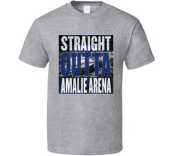 Tampa Bay Amalie Arena Straight Outta Arena Hockey Fan T Shirt Tampa Bay Amalie Arena Straight Outta Arena Hockey Fan T Shirt