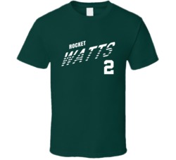 Rocket Watts 2 Favorite Player Michigan State College Basketball Fan T
