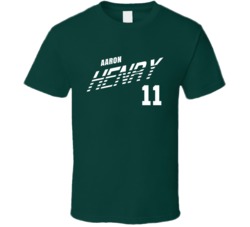 Aaron Henry 11 Favorite Player Michigan State College Basketball Fan T