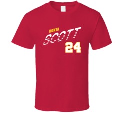 Donta Scott 24 Favorite Player Maryland College Basketball Fan T Shirt