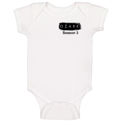 Ozark Season 3 Popular Netfilx Tv Show Chest Emblem Fan Baby One Piece Ozark Season 3 Popular Netfilx Tv Show Chest Emblem Fan Baby One Piece