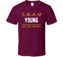 Team Chase Young Washibgton Foorball T Shirt Team Chase Young Washibgton Foorball T Shirt
