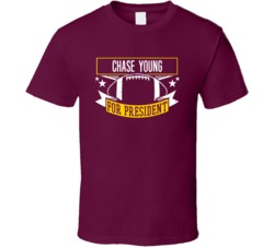 Chase Young For President Washington T Shirt Chase Young For President Washington T Shirt