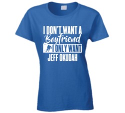 Boyfriend Jeff Okudah Detroit Football Ladies T Shirt Boyfriend Jeff Okudah Detroit Football Ladies T Shirt