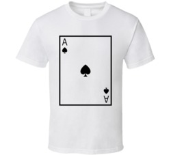 Ace Of Spades Playing Card Funny Halloween Costume T Shirt Ace Of Spades Playing Card Funny Halloween Costume T Shirt