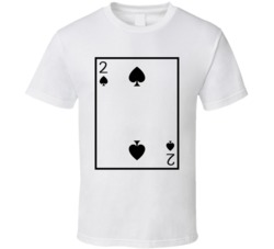Two Of Spades Playing Card Funny Halloween Costume T Shirt Two Of Spades Playing Card Funny Halloween Costume T Shirt