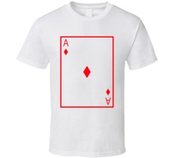 Ace Of Diamonds Playing Card Funny Halloween Costume T Shirt Ace Of Diamonds Playing Card Funny Halloween Costume T Shirt