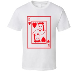 King Of Hearts Playing Card Funny Halloween Costume T Shirt King Of Hearts Playing Card Funny Halloween Costume T Shirt