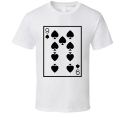 Nine Of Spades Playing Card Funny Halloween Costume T Shirt Nine Of Spades Playing Card Funny Halloween Costume T Shirt