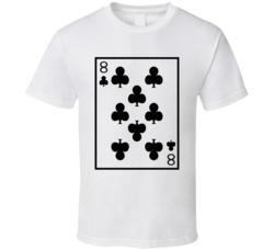 Eight Of Clubs Playing Card Funny Halloween Costume T Shirt Eight Of Clubs Playing Card Funny Halloween Costume T Shirt