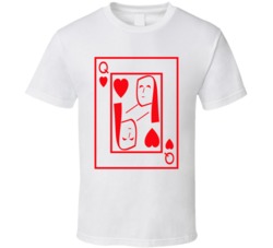 Queen Of Hearts Playing Card Funny Halloween Costume T Shirt Queen Of Hearts Playing Card Funny Halloween Costume T Shirt