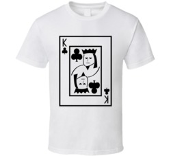 King Of Clubs Playing Card Funny Halloween Costume T Shirt King Of Clubs Playing Card Funny Halloween Costume T Shirt