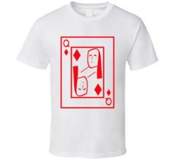 Queen Of Diamonds Playing Card Funny Halloween Costume T Shirt Queen Of Diamonds Playing Card Funny Halloween Costume T Shirt
