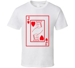Jack Of Hearts Playing Card Funny Halloween Costume T Shirt Jack Of Hearts Playing Card Funny Halloween Costume T Shirt
