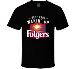 Folgers Coffee Drink Cool Fan T Shirt Folgers Coffee Drink Cool Fan T Shirt