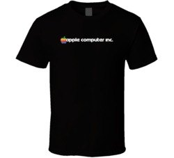 Apple Computer Inc Logo Retro Tech Company Fan T Shirt Apple Computer Inc Logo Retro Tech Company Fan T Shirt