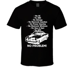 1955 Volkswagen Karmann Ghia No Problem Vintage Car Cool T Shirt 1955 Volkswagen Karmann Ghia No Problem Vintage Car Cool T Shirt