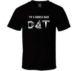 Tesla Simple Man Beer Pizza Car Logo Driving Fan Cool T Shirt Tesla Simple Man Beer Pizza Car Logo Driving Fan Cool T Shirt