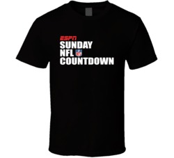 Espn Sunday Football Countdown Sports T Shirt Espn Sunday Football Countdown Sports T Shirt