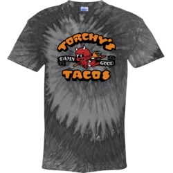 Torchy's Tacos Tex Mex Grill Mexican Food Restaurant Logo Tie Dye Torchy's Tacos Tex Mex Grill Mexican Food Restaurant Logo Tie Dye