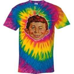 Alfred E Neuman Mad Magazine Mascot T Tie Dye