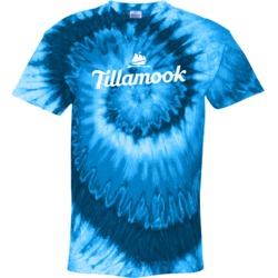 Tillamook Ice Cream Logo Tie Dye Tillamook Ice Cream Logo Tie Dye