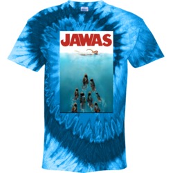 Jawas Jaws Star Wars Mashup Parody Tie Dye