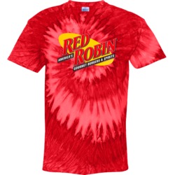 Red Robin American Favorite Fast Food Tie Dye Red Robin American Favorite Fast Food Tie Dye