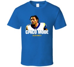 Cinco Mode Jalen Ramsey Football Fan Blue T Shirt