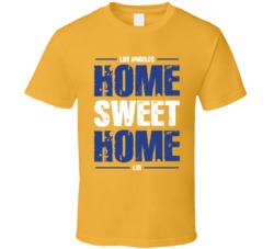 Home Sweet Home Los Angeles Football Fan Gold T Shirt Home Sweet Home Los Angeles Football Fan Gold T Shirt