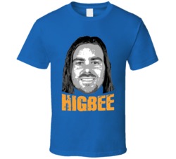 Tyler Higbee Big Head Football Fan Blue T Shirt Tyler Higbee Big Head Football Fan Blue T Shirt