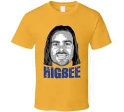 Tyler Higbee Big Head Football Fan Gold T Shirt Tyler Higbee Big Head Football Fan Gold T Shirt