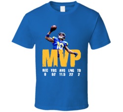 Cooper Kupp Mvp Stats Football Fan T Shirt Cooper Kupp Mvp Stats Football Fan T Shirt