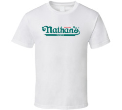 Nathan's Famous Inc Nasdaq Company Logo Employee Fan T Shirt Nathan's Famous Inc Nasdaq Company Logo Employee Fan T Shirt