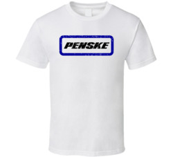 Penske Automobile Car Truck Motorcycle Cool Distressed Style Brand Log