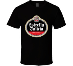Estrella Galicia Logo Popular Beer Lagar Alcohol Beverage Drink Fan Gi