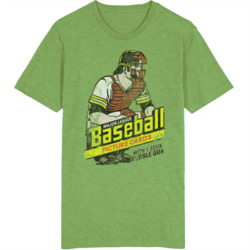 Retro Baseball Card Grunge Topps T Shirt