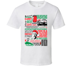 National Lampoon's Christmas Vacation Movie Quote Mashup T Shirt