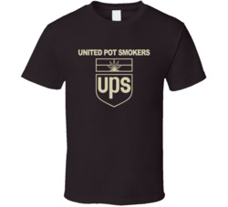 Ups Parody United Pot Smokers Fun Slc Punk Popular Movie T Shirt