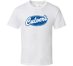 Culvers Logo Popular Burger Restaurant Food Fan Gift T Shirt