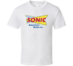 Sonic Drive In Cool Popular Food Drink Restaurant Brand Logo Gift T Sh