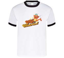 Willys Wonderland Movie Logo Nicholas Cage Black Ringer T Shirt Willys Wonderland Movie Logo Nicholas Cage Black Ringer T Shirt