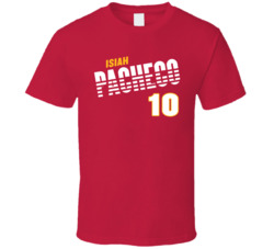 Isiah Pacheco 10 Favorite Player Red T Shirt Isiah Pacheco 10 Favorite Player Red T Shirt