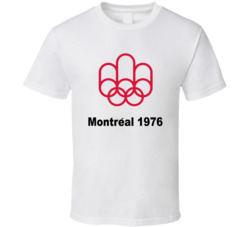 Montreal 1976 Olympics Symbol Logo T Shirt Montreal 1976 Olympics Symbol Logo T Shirt