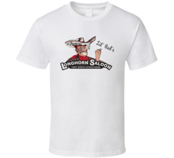 Longhorn Saloon Popular Fort Worth Texas Restaurant T Shirt