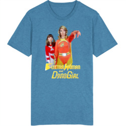 Electra Woman And Dyna Girl Classic Tv Series Retro Vintage T Shirt Electra Woman And Dyna Girl Classic Tv Series Retro Vintage T Shirt